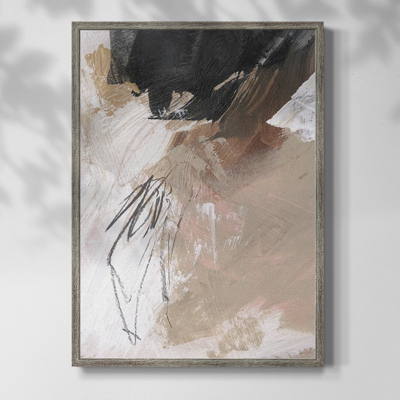 Unbleached Neutrals VI Framed Print - Solid Wood, 11" H x 9" W