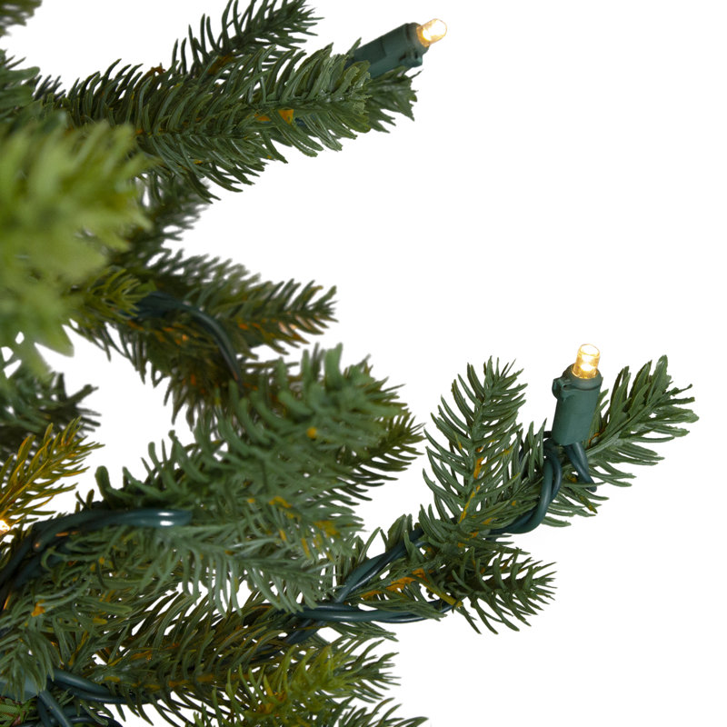 6.5' Pre-Lit LED North Pine Artificial Christmas Tree - Clear Lights