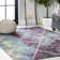 Lüders Minimalist Diamond Trellis Multi/White Rug