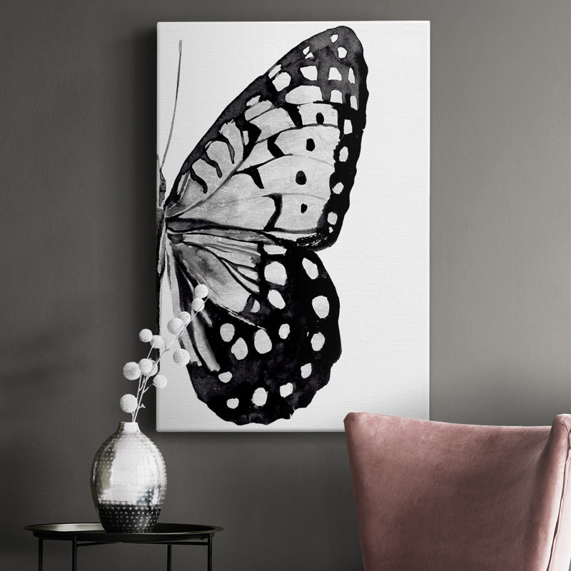 Ailes monochromes I - impression sur toile tendue, H 48 po x l 32 po x P 1,5 po
