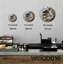 Horloge murale en verre trempé topographique moderne-900228455-900228442