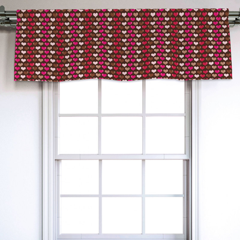 Sateen Ruffled Window Valance