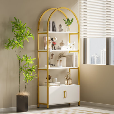 181.7cm H x 80.1cm W Metal Standard Bookcase