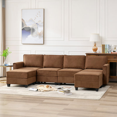 Canapé modulaire rembourré 7 pièces Zellar