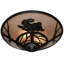 Rustic Lodge 3 - Light Flush Mount