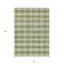 Tapis intérieur / extérieur lavable écossais vert et clair 3 pi x 5 pi HomeRoots