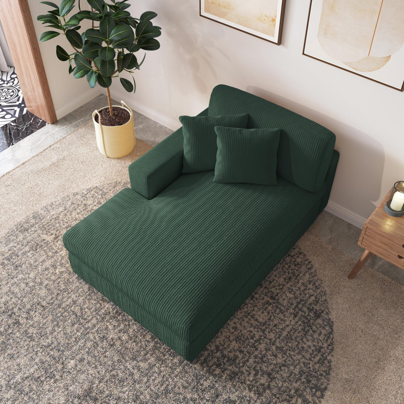 Milbrey Desborough Upholstered Chaise Lounge