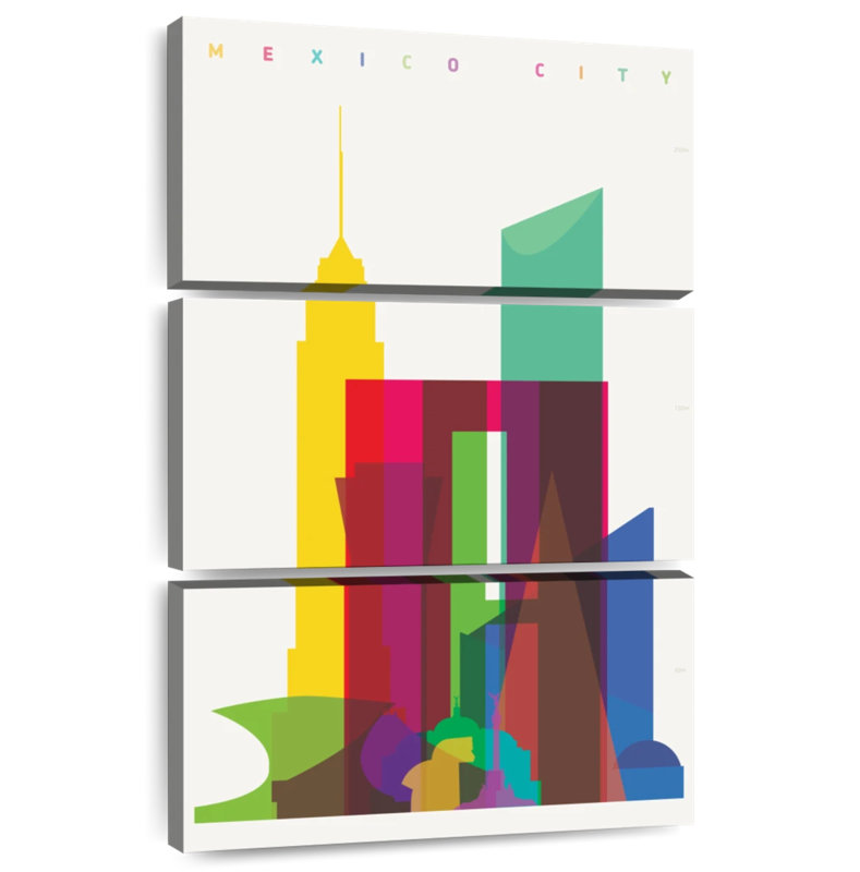 Masam Vibrant Mexico City, 45" H x 28" W