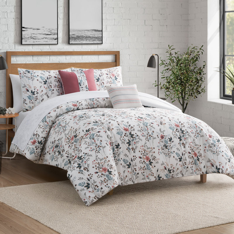 Lucky Brand Wild Flower Comforter Sets, Twin Comforter + 1 Twin Sham