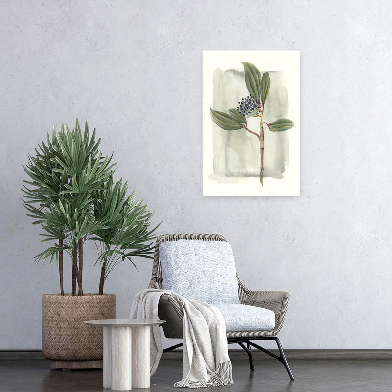 Art contemporain fleur nature, H 24 po x l 16 po