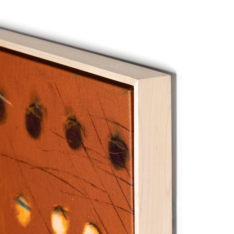 X Spot Rust by Jamie Beckwith, 24" H x 36" W x 2" D