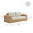 Emery Patio Wicker Outdoor Sofa with Cushions