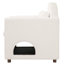 Fauteuil d'appoint avec accoudoirs en bois beige, Pet Home