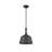 Hempstead 1 - Light Single Dome Pendant in Matte Black-1953057661