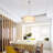 Flourtown Fabric Semi Flush Mount