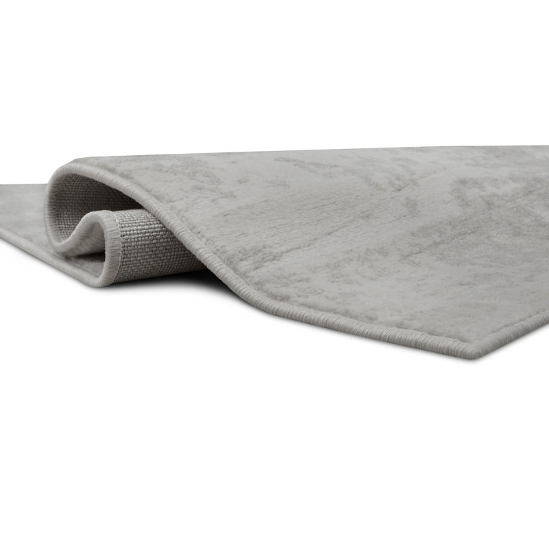 Tapis décoratif grise Ladue, Rectangle 7 pi 8 po x 10 pi