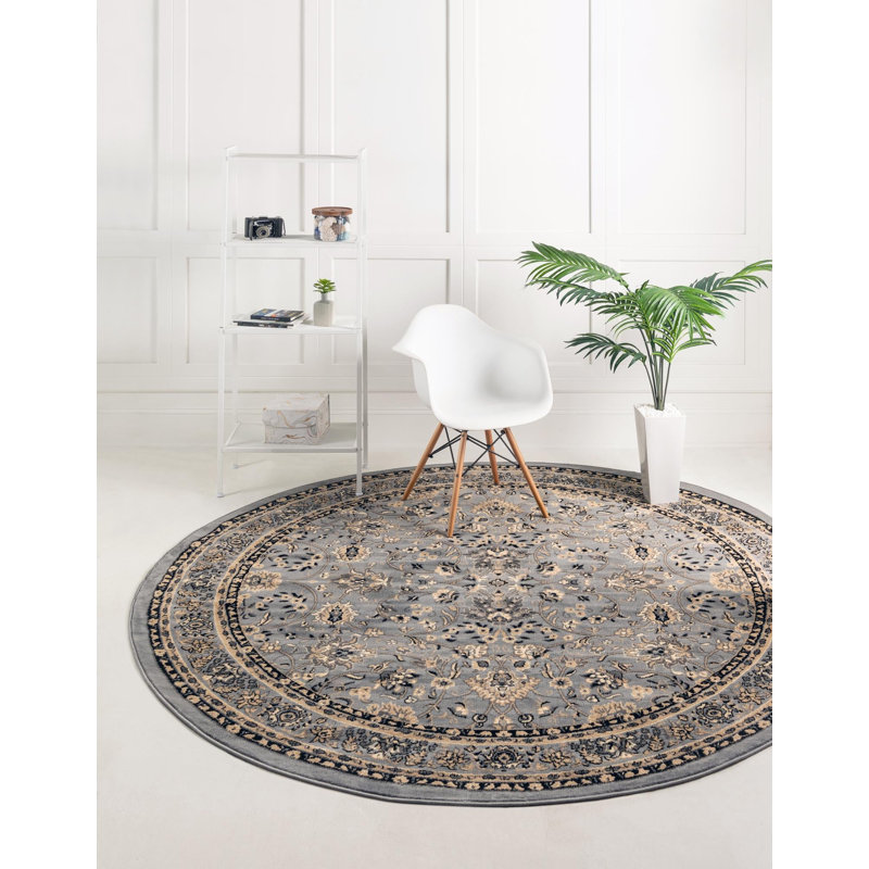 Hanan Oriental Indoor Rug, Round 4'1" x 4'1"