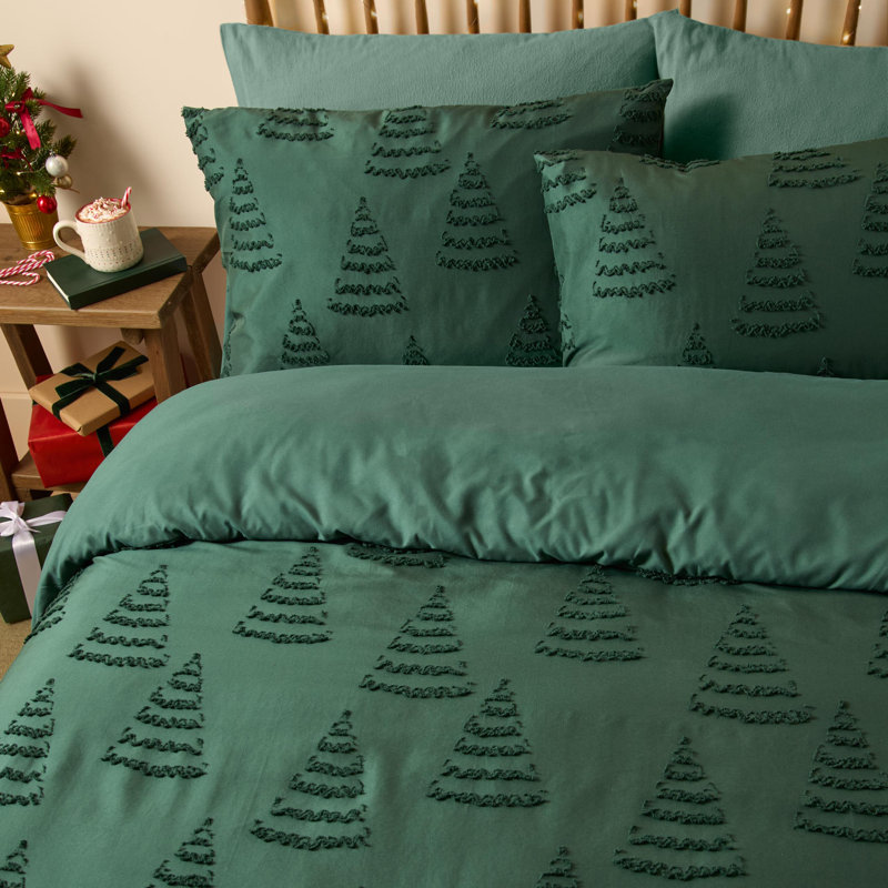 Trees Tufted Soft Touch Duvet Cover set