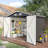 8 ft. W x 6 ft. D Metal Storage Shed