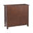 Portland Vintage Ice Box Wood Console Table with Replica Hardware - Walnut Finish