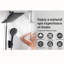 Pomme de douche à haute pression avec douchette combinée - Système de douche double avec douchette à pluie carrée réglable à 7 modes et support-113303899