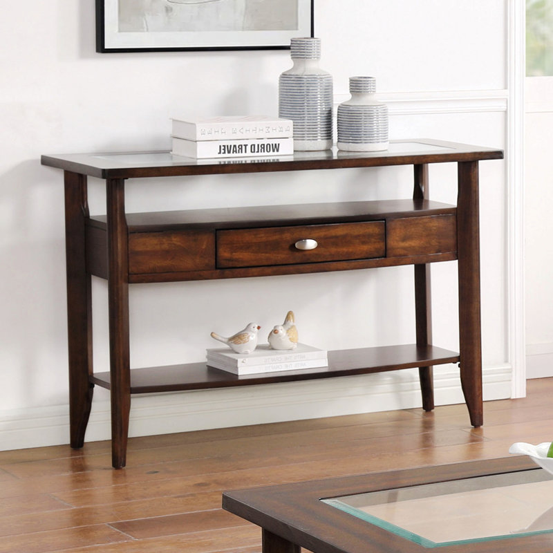 Canapé transitionnel, console avec tiroir de rangement