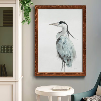Blue Heron II, reproduction encadrée de qualité supérieure - prête à être accrochée