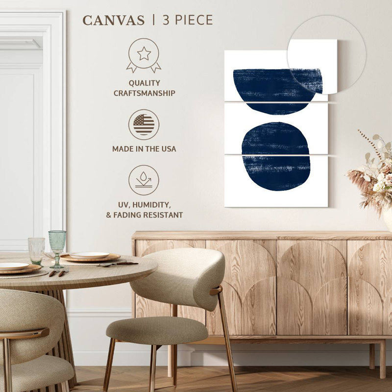 Avery Abstraction I - bleu marine