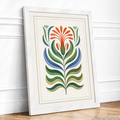 Symmetry in Bloom Botanical - Framed Print