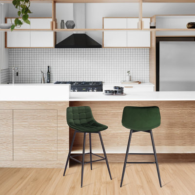 Heyman Upholstered Counter Stool