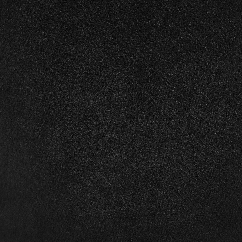 Chaise rembourrée en tissu performance velours Zuno, Velours noir