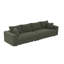 Canapé modulaire en velours côtelé 102,4 po avec accoudoirs carrés Nerissa-1479091181