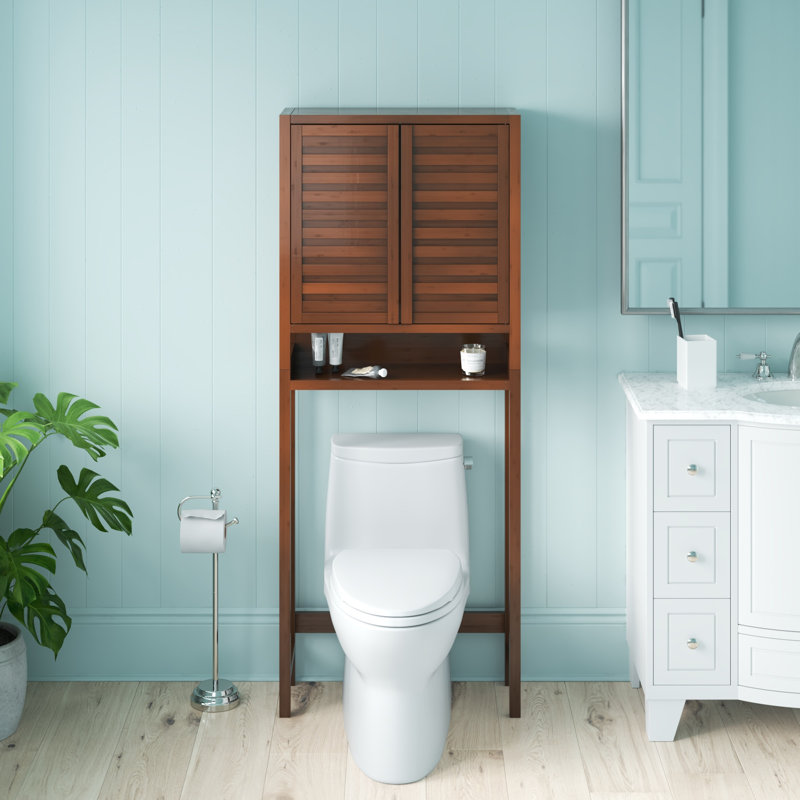 Mitch Bamboo Over The Toilet Storage, Caramel