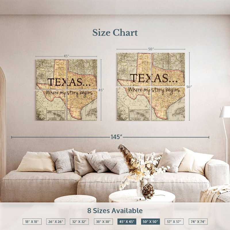 Tergel, Texas, My Story, H 50 po x l 50 po