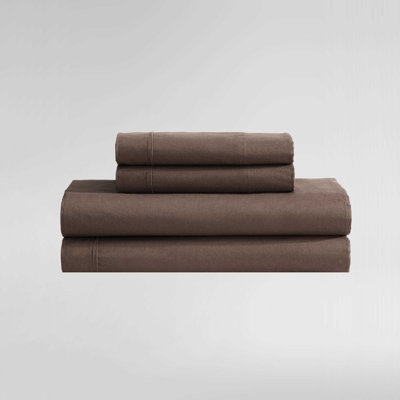 Calvin Klein Washed Cotton Percale Sheet Set