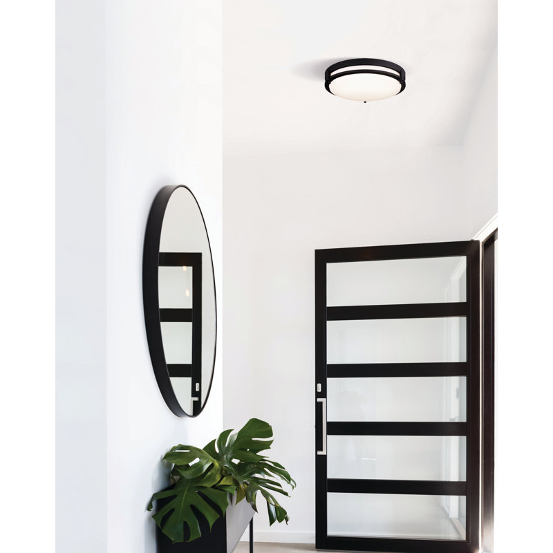 Gilda Acrylic LED Flush Mount, 3.25" H x 12.5" W x 12.5" D