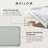 Mellow KERA Metal and Wood Platform Bed Frame with Angled Headboard-114165544-114165543