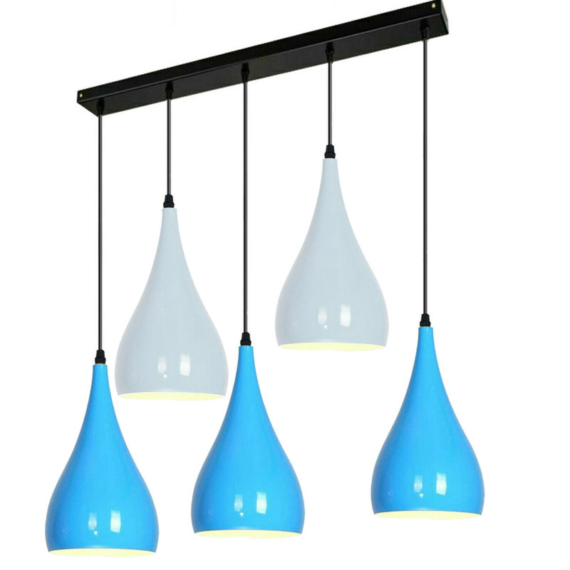 Copper 5 - Light Pendant, White/Blue