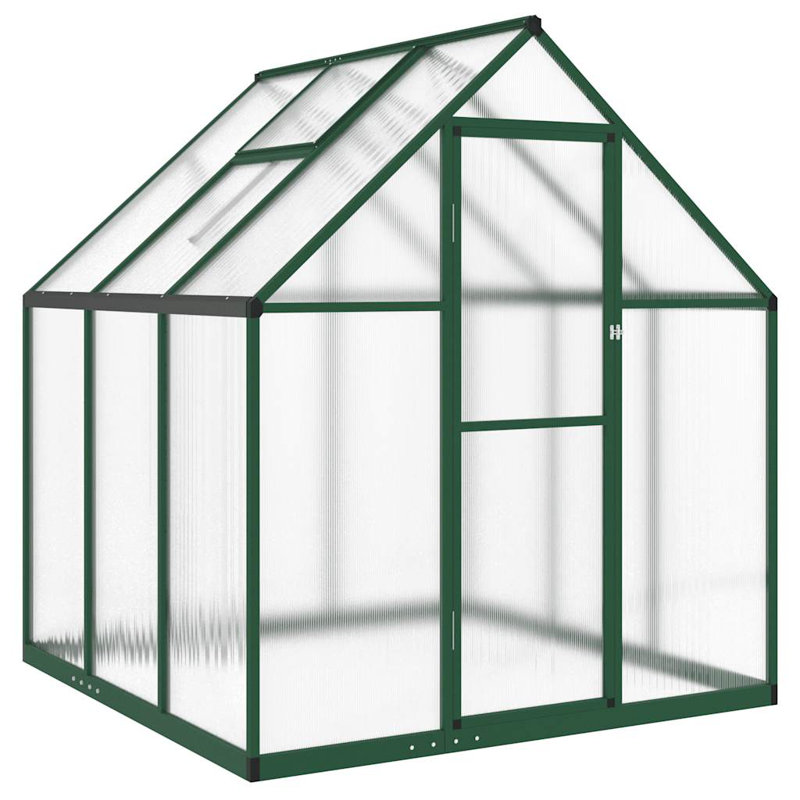 Chandice 5.5 Ft W x 5.5 Ft D Greenhouse, Green