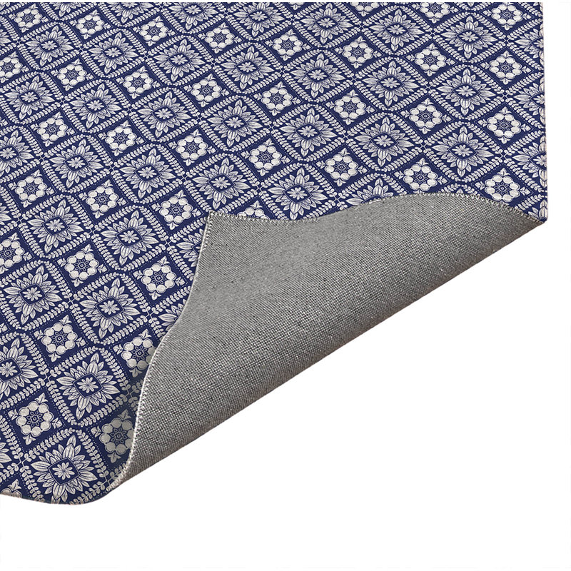 Petit tapis de cuisine Talia, Marine, Rectangle 5 pi x 7 pi