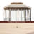 10 Ft. W x 12 Ft. D Steel Patio Gazebo Canopy