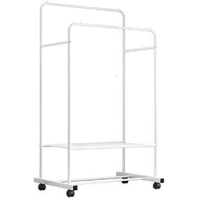 80.5Cm Rolling Clothes Rack