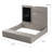 Sandpit with lid, hinged with board & 3 hooks