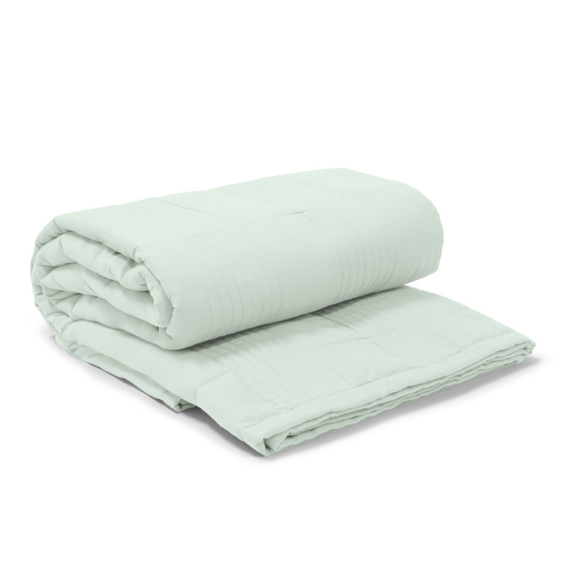 Amelia Extra-Finely Woven Brushed Quilt, King Coverlet, Sage