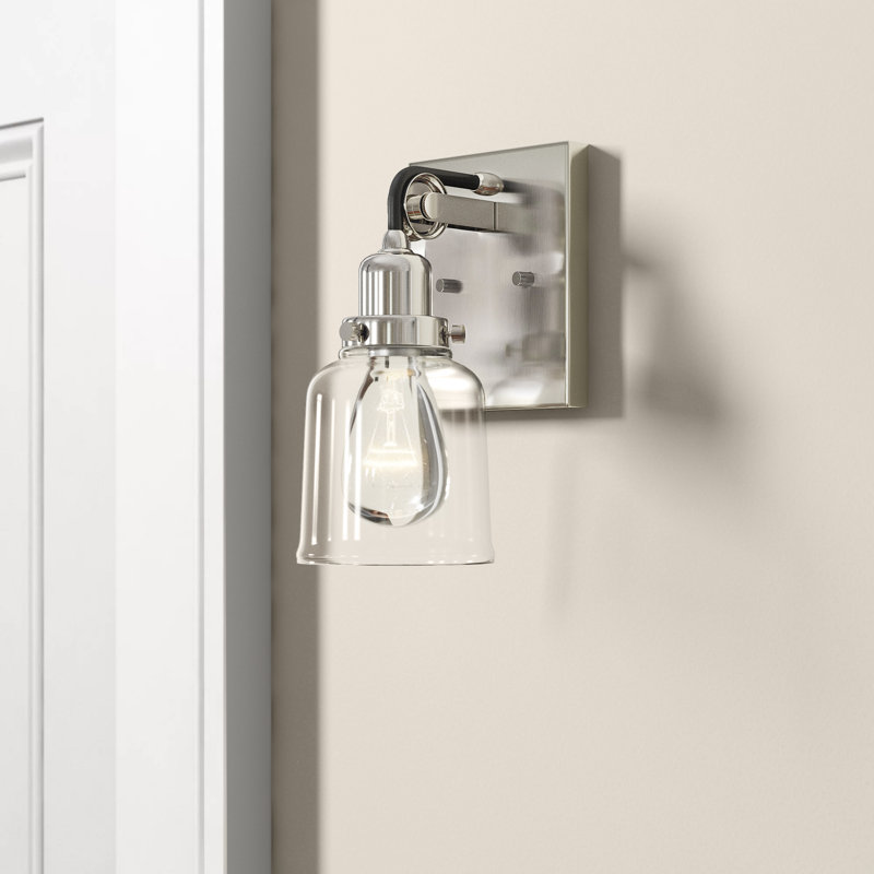 Daimar Dimmable Bath Sconce, Brushed Nickel