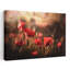 «Dreamy Poppy Field Peaceful Romantic Rustic Poppy Flower Nature», art mural-2022068754