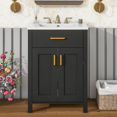 Ensemble de meuble-lavabo simple 24,2 po Fabeha
