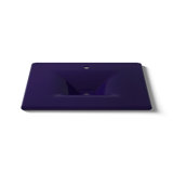 Iron/Impressions 31" Vanity-Top Bathroom Sink with Single Faucet Hole