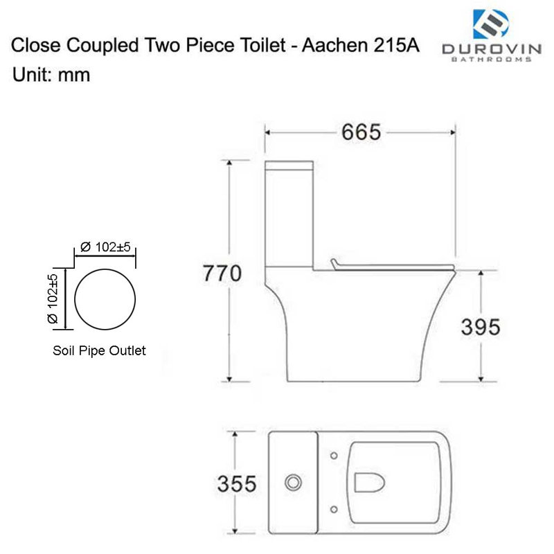 Close Coupled Toilet 