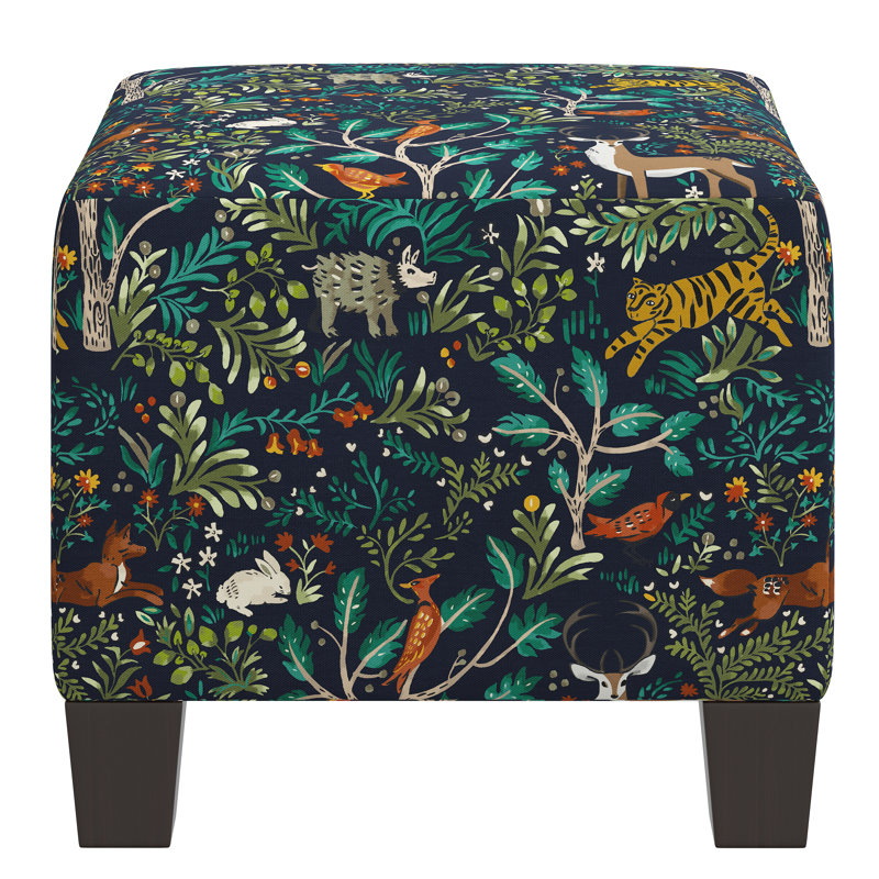 Fernando Upholstered Ottoman, Prance Admiral